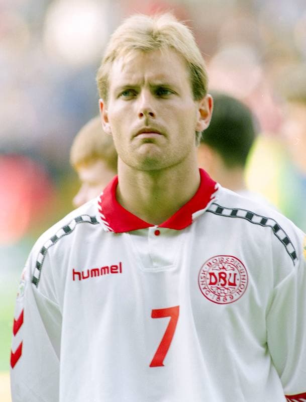 Football. UEFA EURO 1996. Denmark - Portugal. 09.06.1996