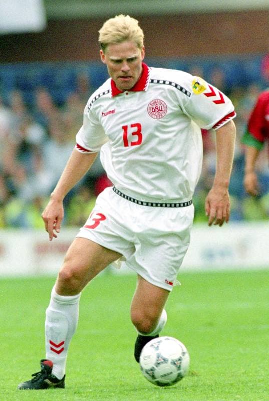 Football. UEFA EURO 1996. Denmark - Portugal. 09.06.1996