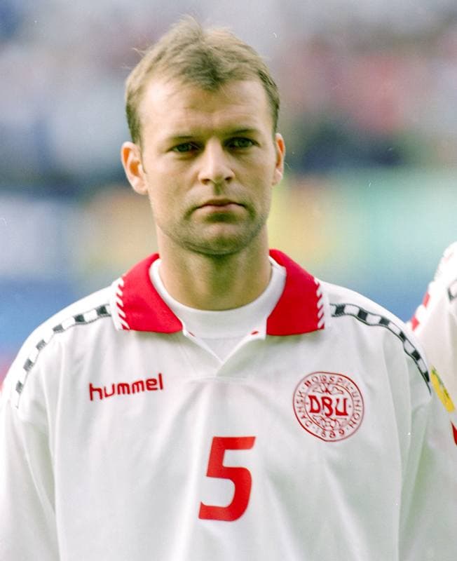Football. UEFA EURO 1996. Denmark - Portugal. 09.06.1996
