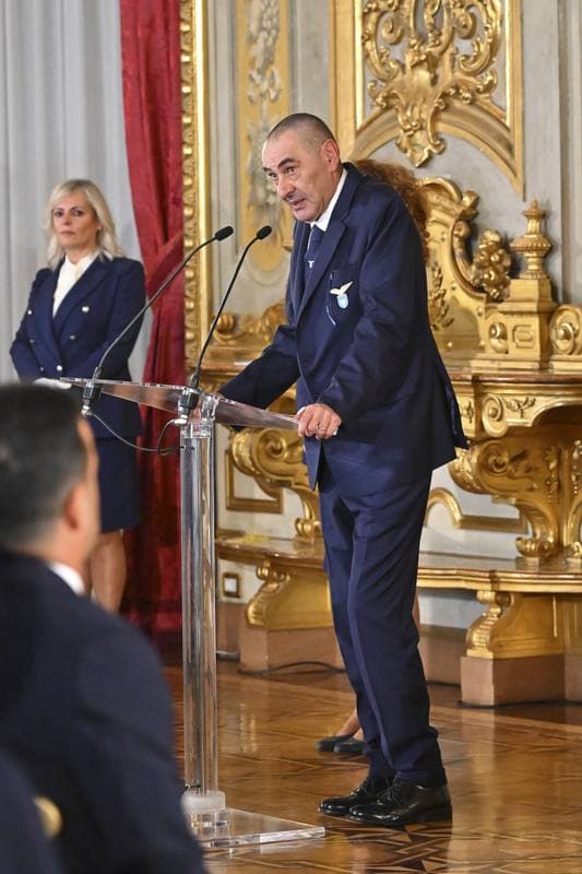 Maurizio Sarri. Meeting with Italian President Sergio Mattarella. 12.05.2026