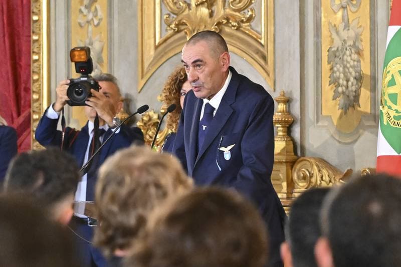 Maurizio Sarri. Meeting with Italian President Sergio Mattarella. 12.05.2026