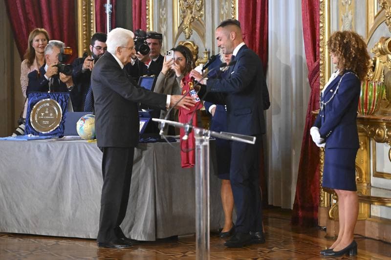 Maurizio Sarri. Meeting with Italian President Sergio Mattarella. 12.05.2026