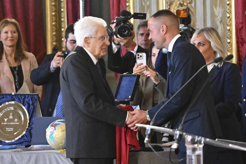 Maurizio Sarri. Meeting with Italian President Sergio Mattarella. 12.05.2026