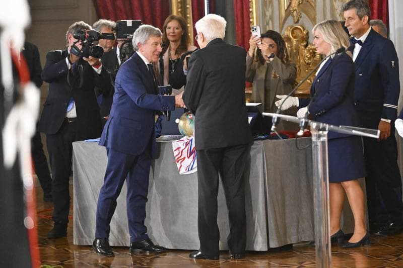 Maurizio Sarri. Meeting with Italian President Sergio Mattarella. 12.05.2026