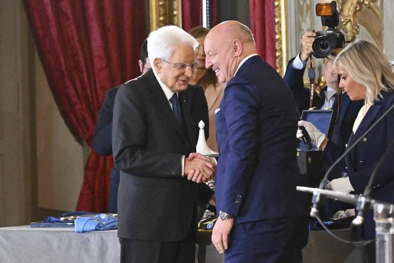 Maurizio Sarri. Meeting with Italian President Sergio Mattarella. 12.05.2026