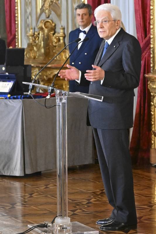 Maurizio Sarri. Meeting with Italian President Sergio Mattarella. 12.05.2026