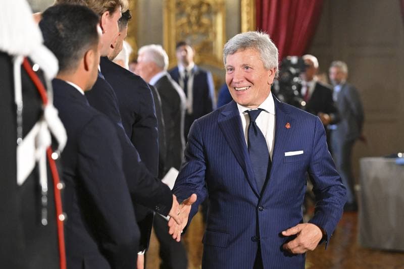 Maurizio Sarri. Meeting with Italian President Sergio Mattarella. 12.05.2026
