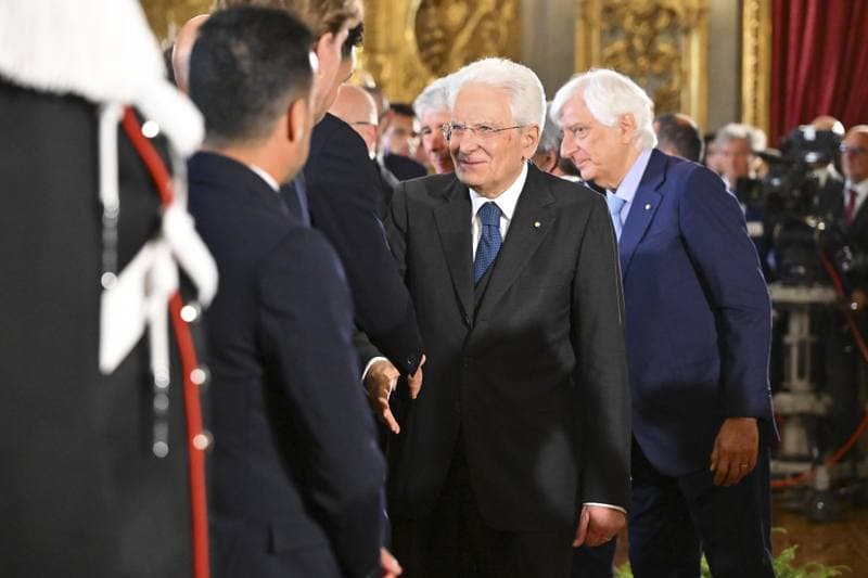 Maurizio Sarri. Meeting with Italian President Sergio Mattarella. 12.05.2026