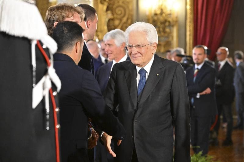 Maurizio Sarri. Meeting with Italian President Sergio Mattarella. 12.05.2026