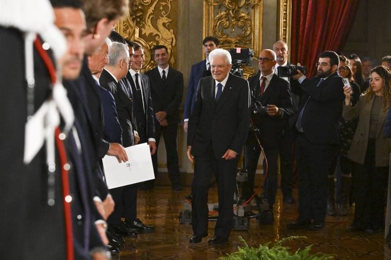 Maurizio Sarri. Meeting with Italian President Sergio Mattarella. 12.05.2026