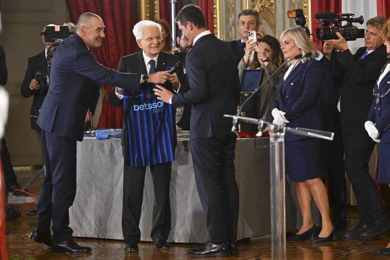Maurizio Sarri. Meeting with Italian President Sergio Mattarella. 12.05.2026
