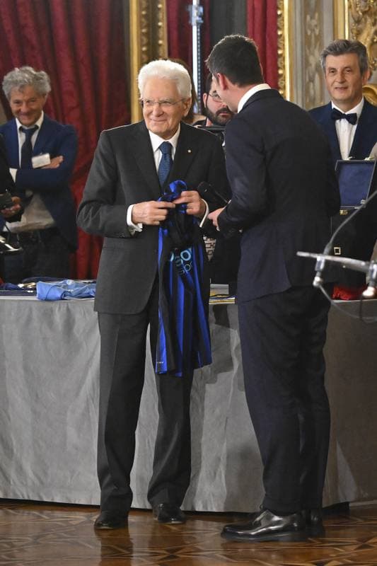 Maurizio Sarri. Meeting with Italian President Sergio Mattarella. 12.05.2026