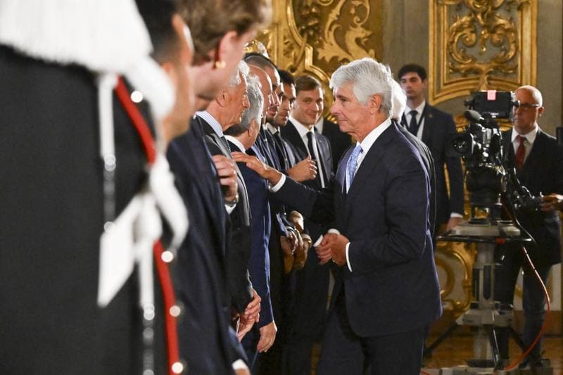 Maurizio Sarri. Meeting with Italian President Sergio Mattarella. 12.05.2026