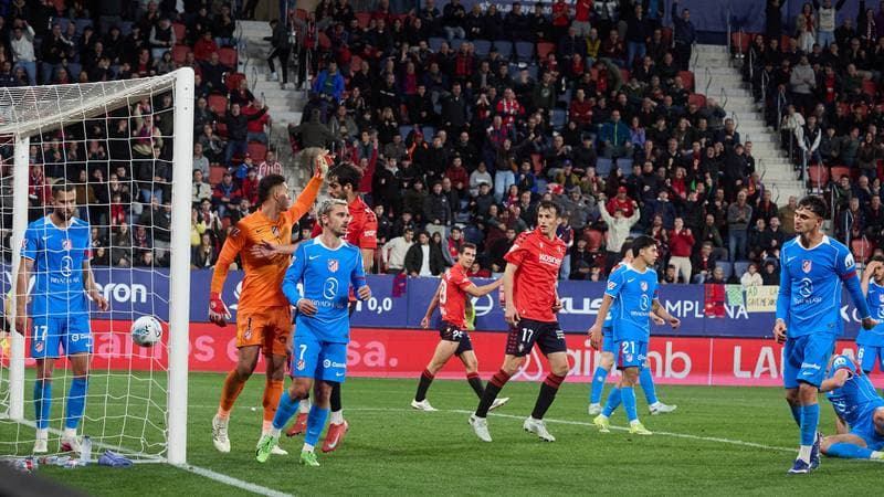 Football. La Liga. CA Osasuna - Atletico Madrid. 12.05.2026