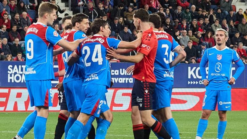Football. La Liga. CA Osasuna - Atletico Madrid. 12.05.2026