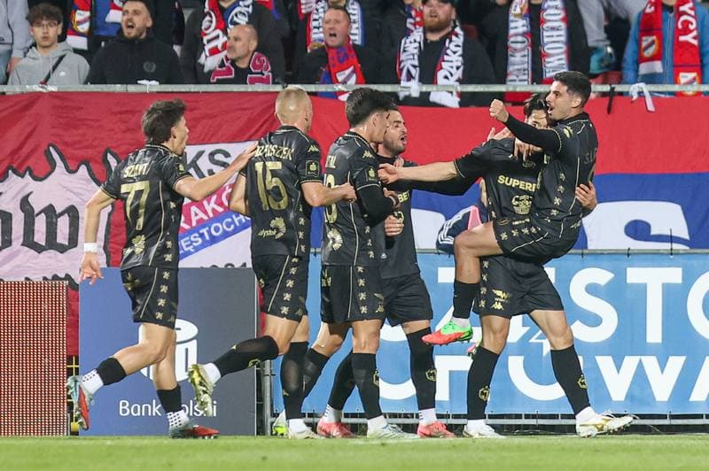 Football. PKO BP Ekstraklasa. Rakow Czestochowa - Jagiellonia Bialystok. 13.05.2026