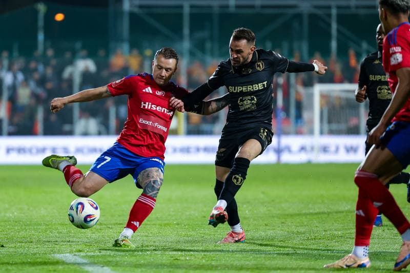 Football. PKO BP Ekstraklasa. Rakow Czestochowa - Jagiellonia Bialystok. 13.05.2026