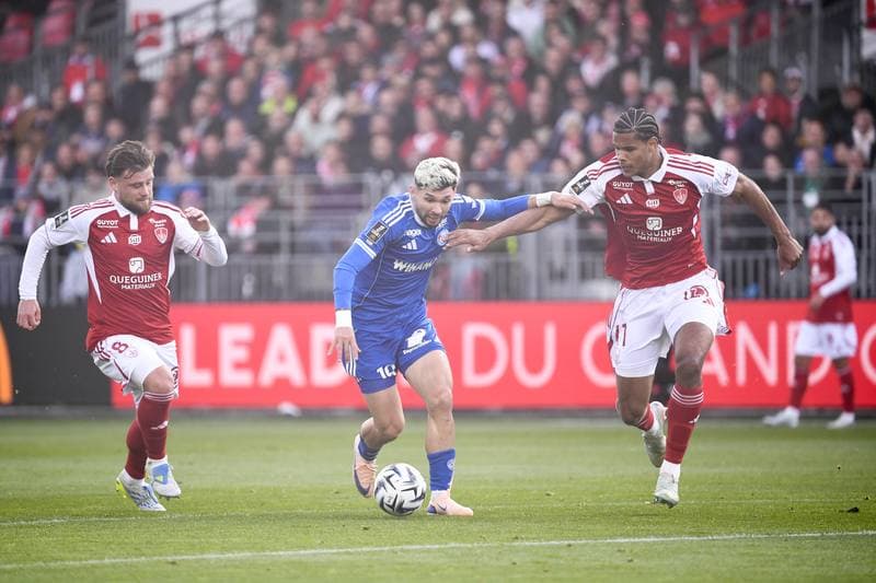Football. Ligue 1. Stade Brestois 29 - RC Strasbourg Alsace. 13.05.2026