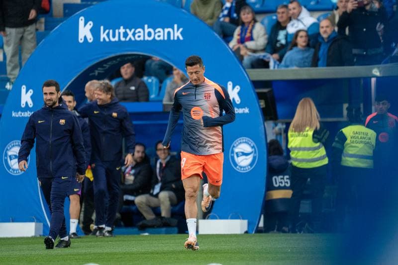 Football. La Liga. Alaves - Barcelona. 13.05.2026
