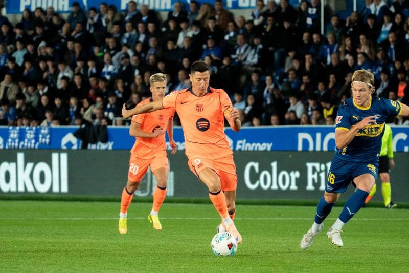 Football. La Liga. Alaves - Barcelona. 13.05.2026