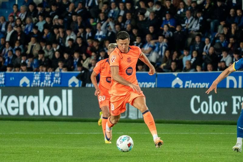 Football. La Liga. Alaves - Barcelona. 13.05.2026