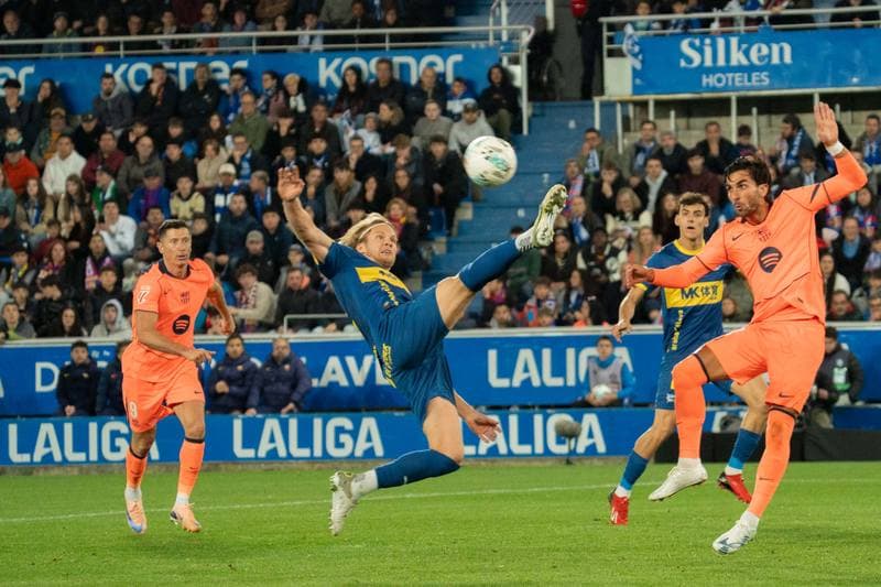 Football. La Liga. Alaves - Barcelona. 13.05.2026