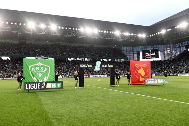 Football. Ligue 2 Play-offs. AS Saint-Etienne - Rodez Aveyron Football. 15.05.2026
