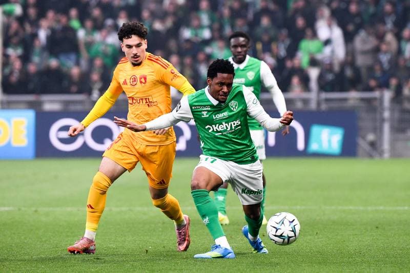 Football. Ligue 2 Play-offs. AS Saint-Etienne - Rodez Aveyron Football. 15.05.2026