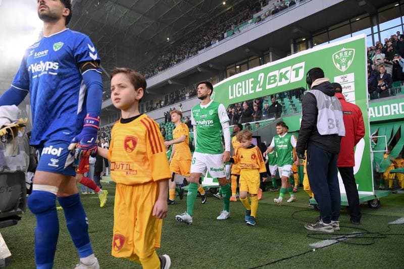 Football. Ligue 2 Play-offs. AS Saint-Etienne - Rodez Aveyron Football. 15.05.2026