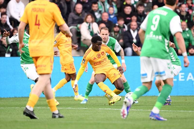 Football. Ligue 2 Play-offs. AS Saint-Etienne - Rodez Aveyron Football. 15.05.2026