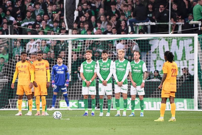 Football. Ligue 2 Play-offs. AS Saint-Etienne - Rodez Aveyron Football. 15.05.2026
