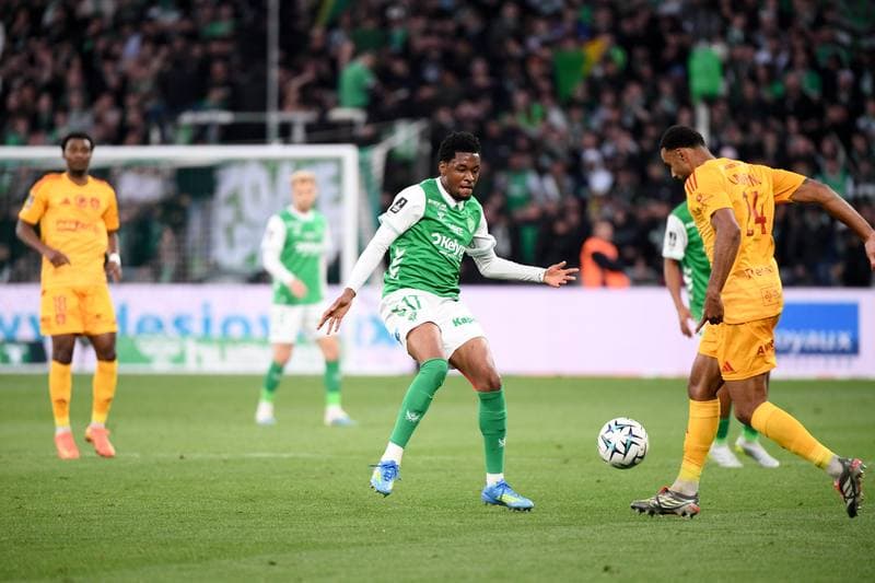 Football. Ligue 2 Play-offs. AS Saint-Etienne - Rodez Aveyron Football. 15.05.2026