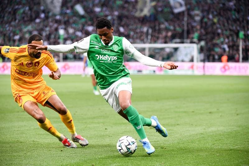 Football. Ligue 2 Play-offs. AS Saint-Etienne - Rodez Aveyron Football. 15.05.2026