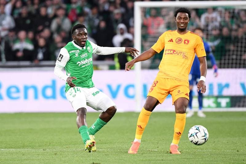 Football. Ligue 2 Play-offs. AS Saint-Etienne - Rodez Aveyron Football. 15.05.2026