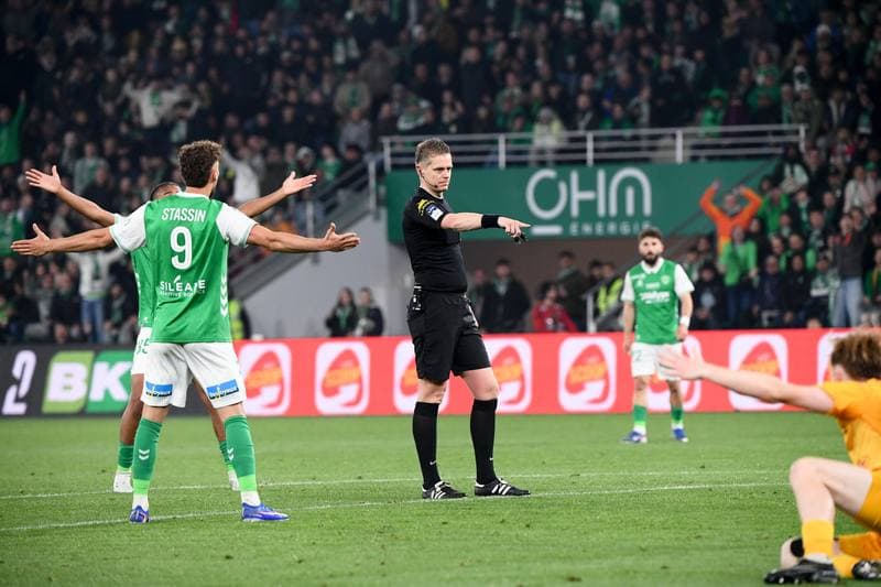 Football. Ligue 2 Play-offs. AS Saint-Etienne - Rodez Aveyron Football. 15.05.2026