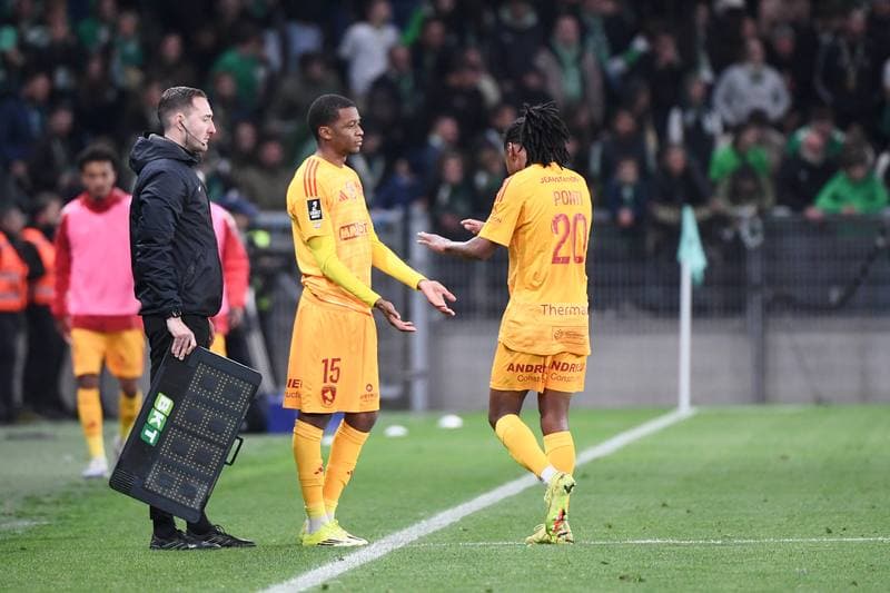 Football. Ligue 2 Play-offs. AS Saint-Etienne - Rodez Aveyron Football. 15.05.2026