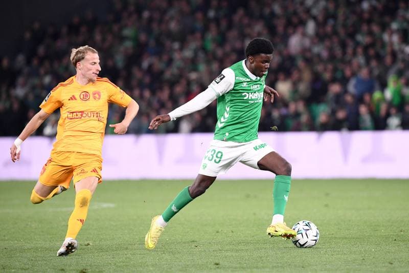 Football. Ligue 2 Play-offs. AS Saint-Etienne - Rodez Aveyron Football. 15.05.2026