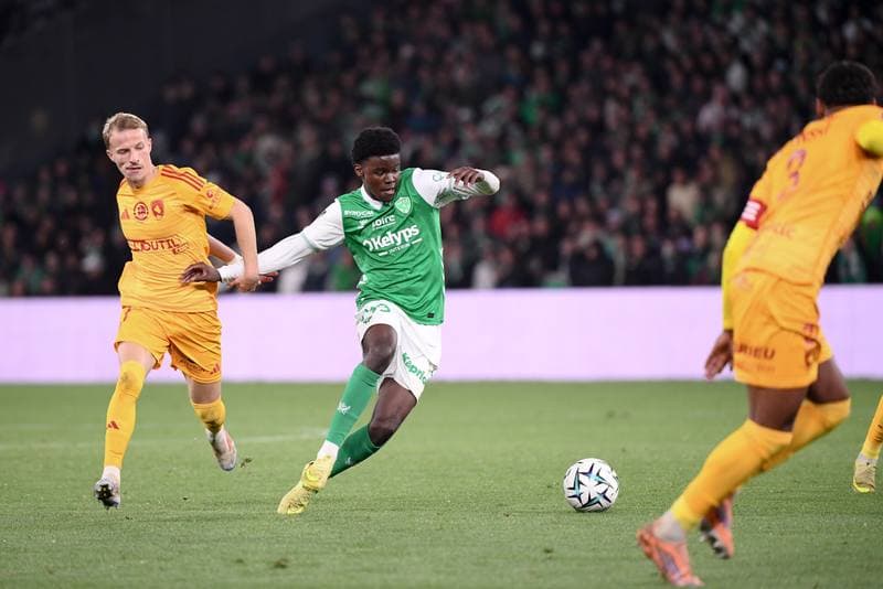 Football. Ligue 2 Play-offs. AS Saint-Etienne - Rodez Aveyron Football. 15.05.2026