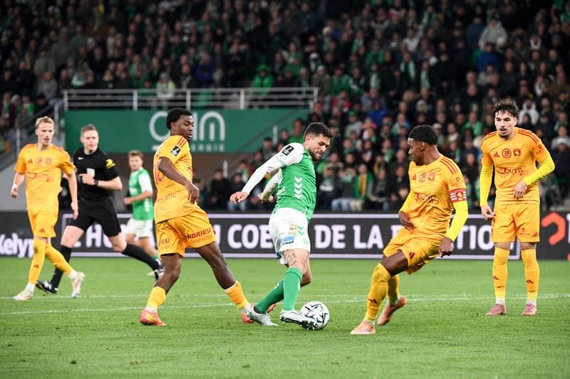 Football. Ligue 2 Play-offs. AS Saint-Etienne - Rodez Aveyron Football. 15.05.2026
