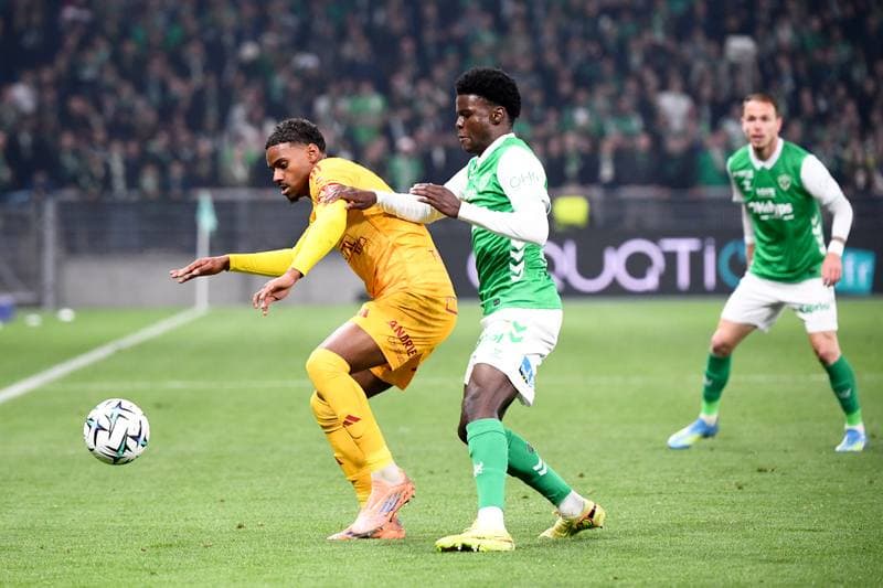 Football. Ligue 2 Play-offs. AS Saint-Etienne - Rodez Aveyron Football. 15.05.2026