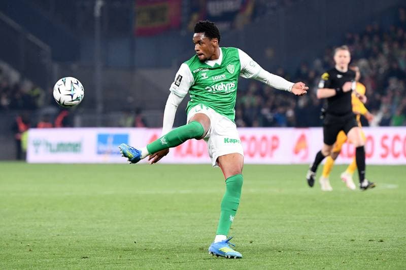 Football. Ligue 2 Play-offs. AS Saint-Etienne - Rodez Aveyron Football. 15.05.2026
