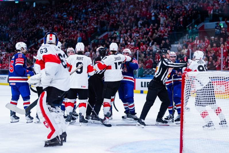 Ice Hockey. IIHF Ice Hockey World Championship. United States - Switzerland. 15.05.2026