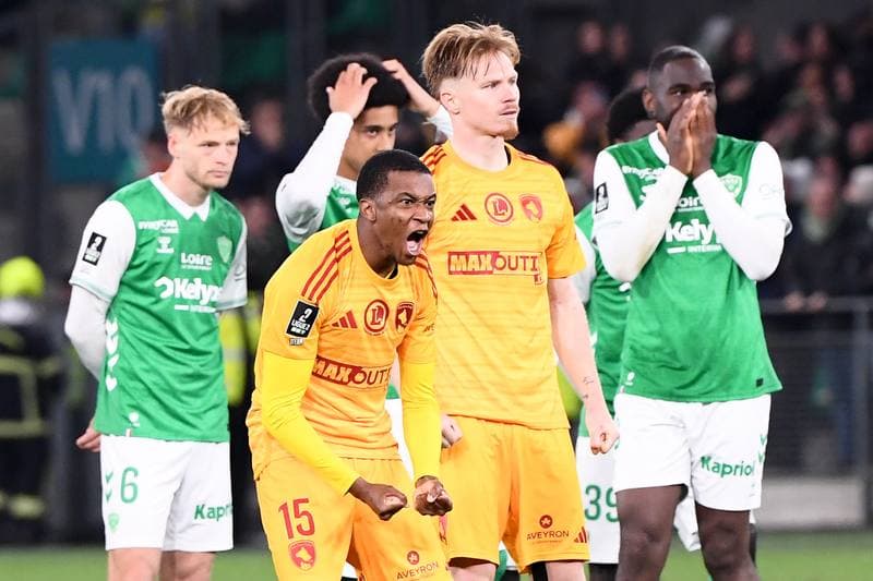 Football. Ligue 2 Play-offs. AS Saint-Etienne - Rodez Aveyron Football. 15.05.2026
