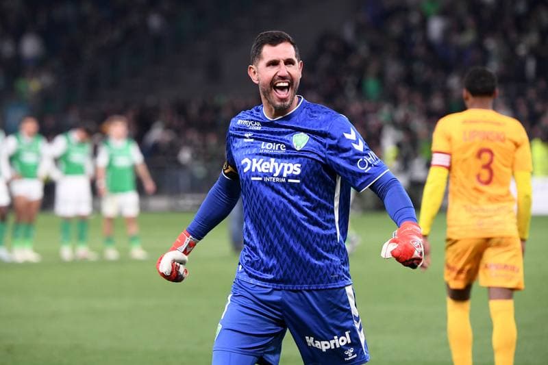 Football. Ligue 2 Play-offs. AS Saint-Etienne - Rodez Aveyron Football. 15.05.2026
