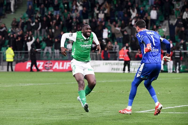 Football. Ligue 2 Play-offs. AS Saint-Etienne - Rodez Aveyron Football. 15.05.2026