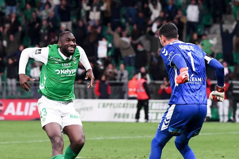 Football. Ligue 2 Play-offs. AS Saint-Etienne - Rodez Aveyron Football. 15.05.2026