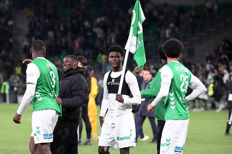 Football. Ligue 2 Play-offs. AS Saint-Etienne - Rodez Aveyron Football. 15.05.2026