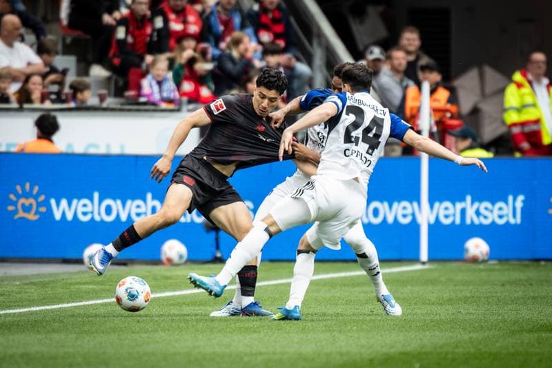 Football. German Bundesliga. Bayer 04 Leverkusen - Hamburger SV. 16.05.2026