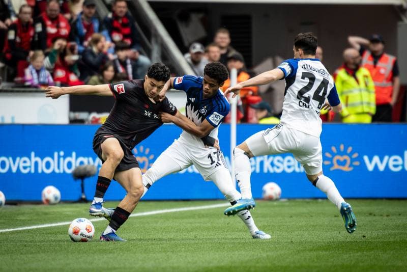 Football. German Bundesliga. Bayer 04 Leverkusen - Hamburger SV. 16.05.2026