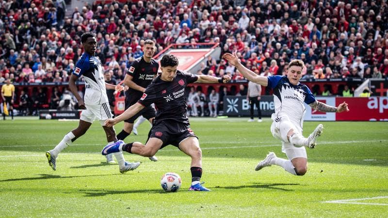Football. German Bundesliga. Bayer 04 Leverkusen - Hamburger SV. 16.05.2026